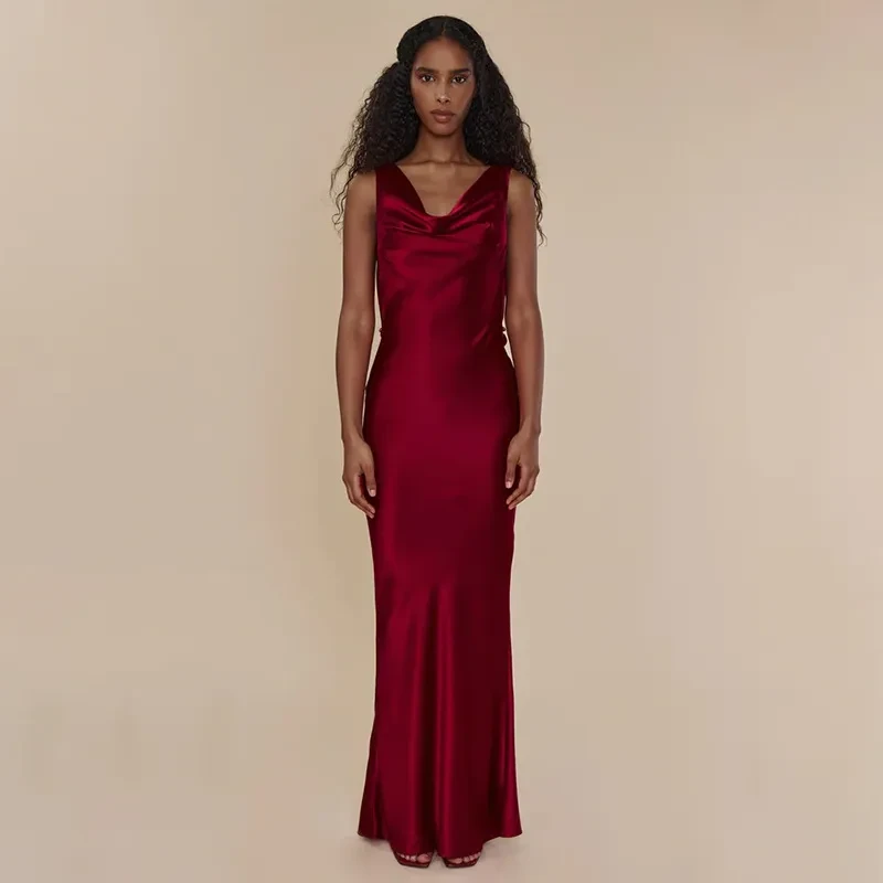 Women's Clothing Banquet Style Evening Lace Up Long Dress