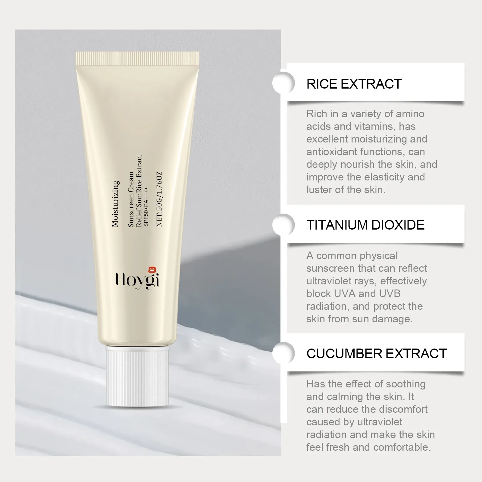 Hoygi UV Protective Moisturizing Cream