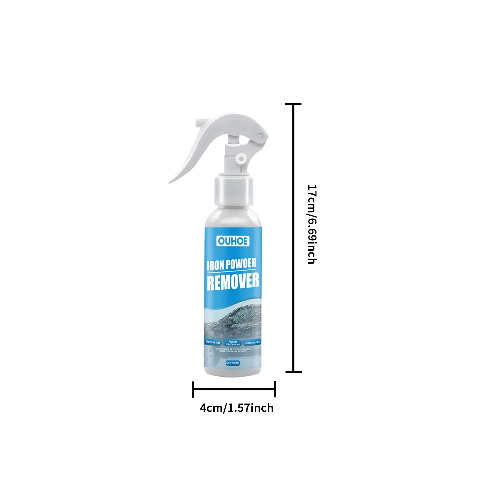 OUHOE Car Rust Remover Spray