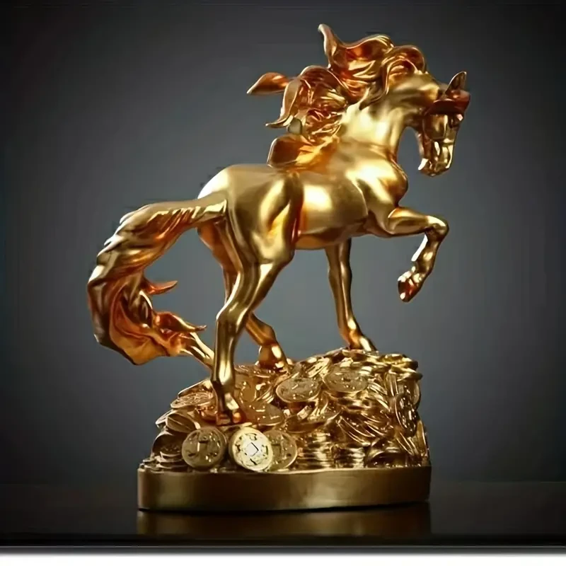 1pc Copper Money Horse Decorative Ornaments