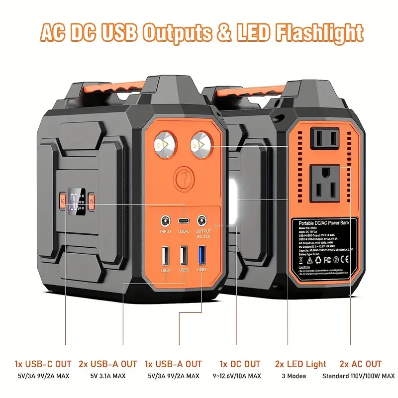 Portable Power Station – 146Wh/100W