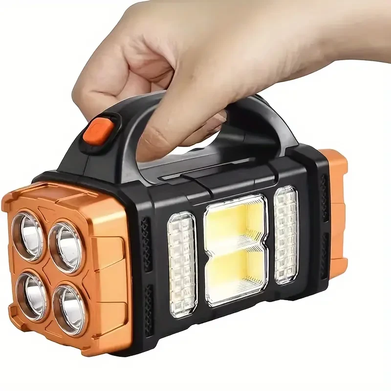 Rechargeable Solar LED Flashlight