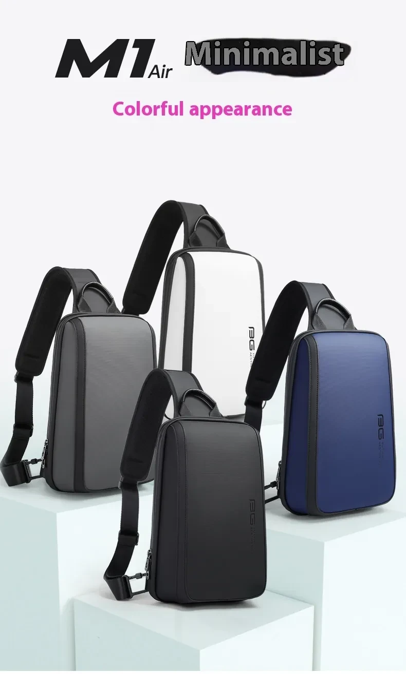 Chest Bag Men's Messenger Bag Lightweight Casual Shoulder Bag