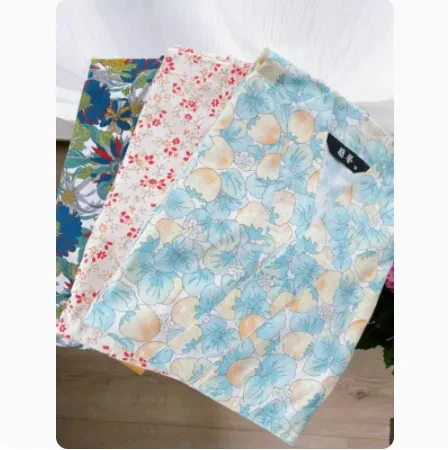 Ladies And Japanese Style Tie Up Short Sleeved Pajama Set