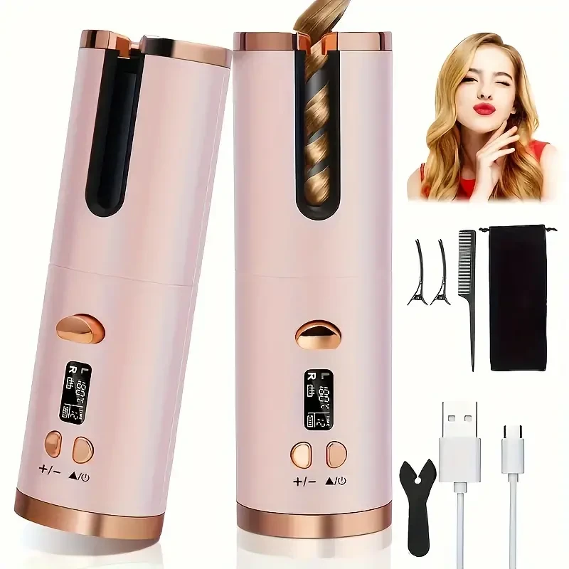 Ceramic Auto-Curler with 5 Heat Settings