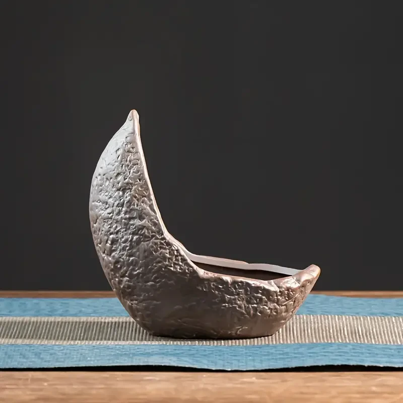 Vintage Ceramic Bonsai Pot with Drainage Hole