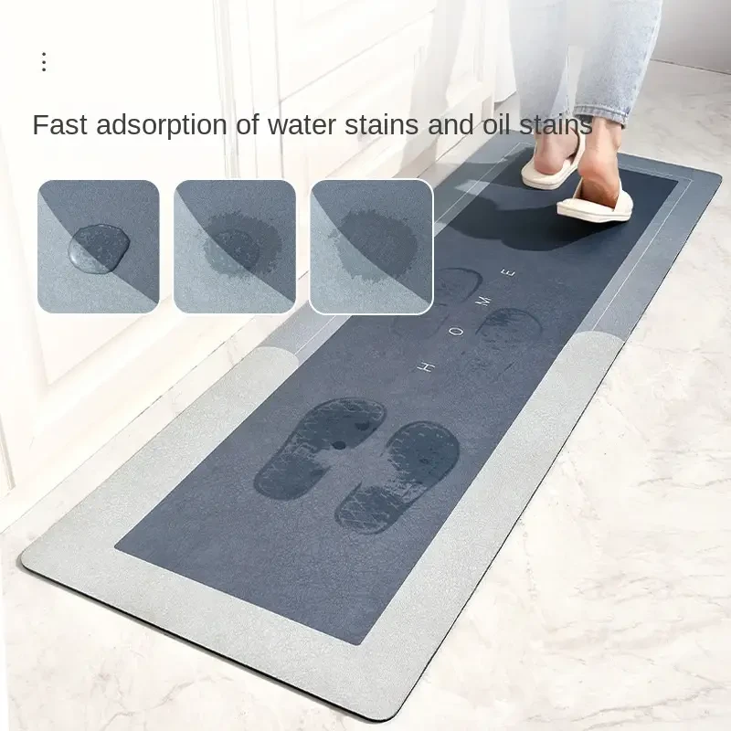 Ultra-Absorbent Diatomite Floor Mat