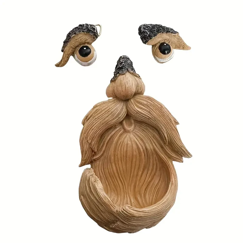 Whimsical Tree Face Bird Feeder