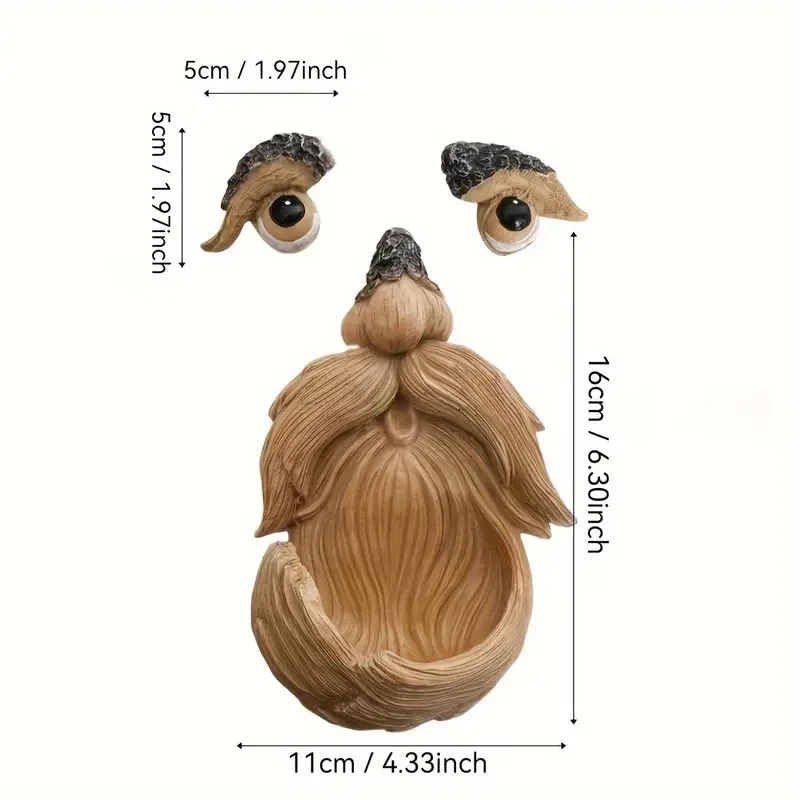 Whimsical Tree Face Bird Feeder