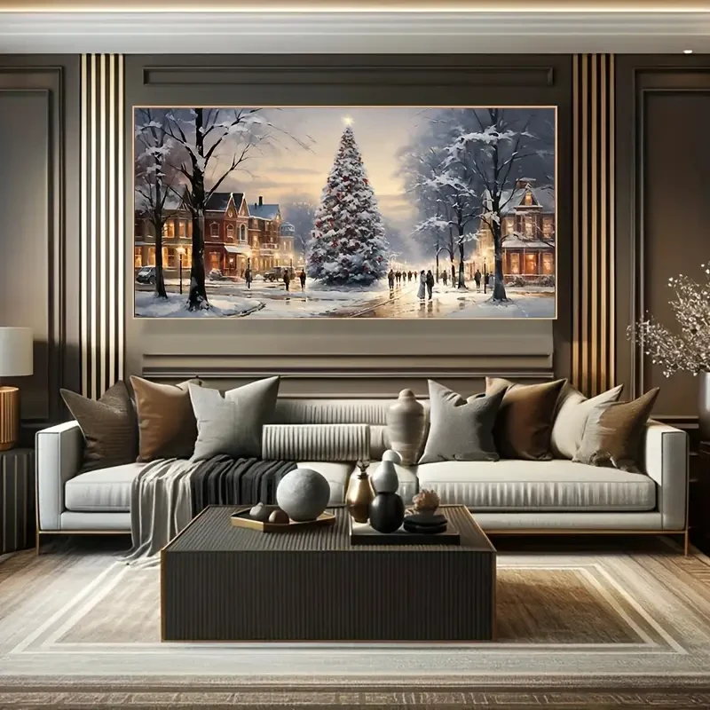 Christmas Winter Wonderland Canvas Print