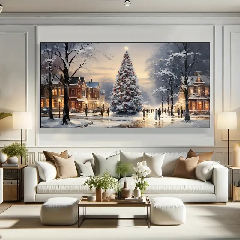 Christmas Winter Wonderland Canvas Print