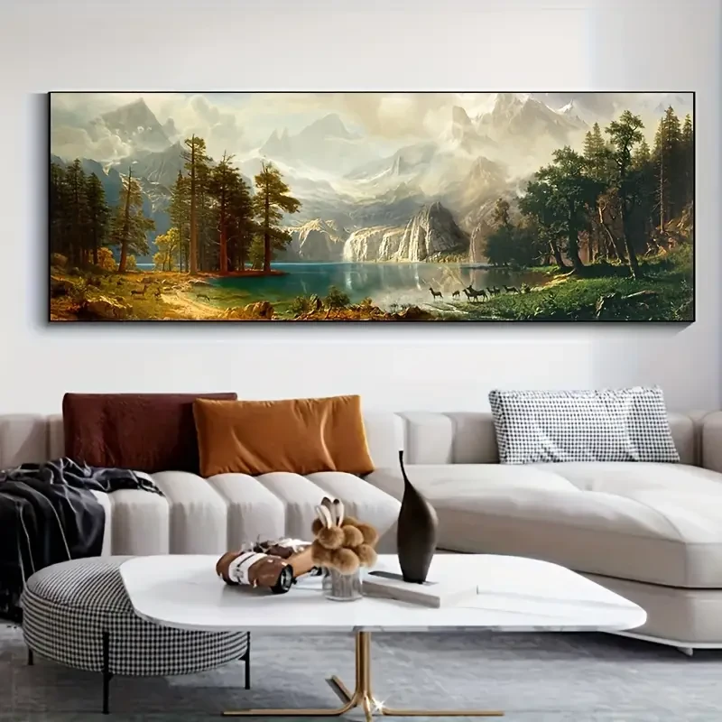 Vibrant Autumn Landscape Canvas Art Print