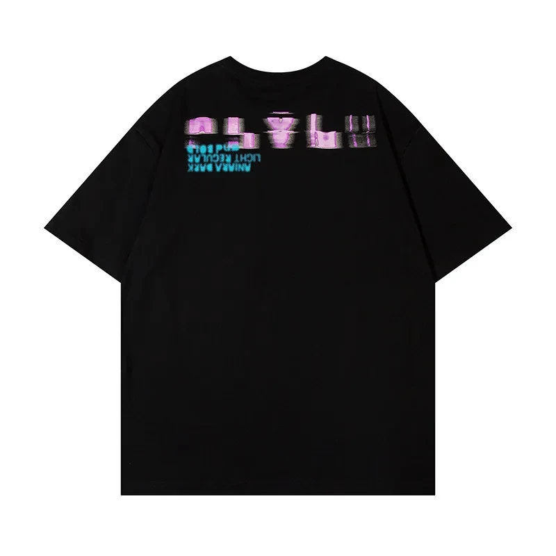 American Fashion Brand Printed Short-sleeved T-shirt
