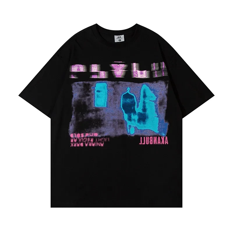 American Fashion Brand Printed Short-sleeved T-shirt