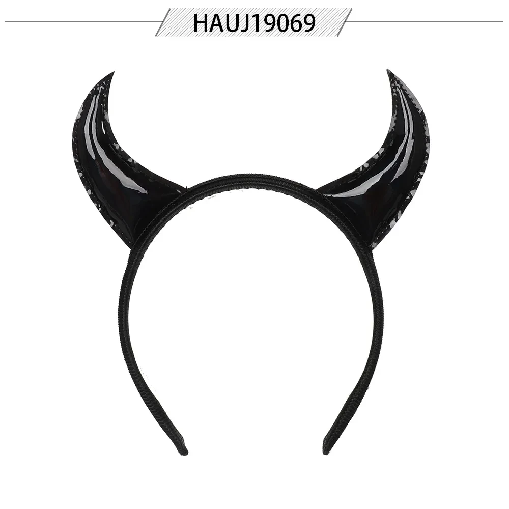Spider Necklace Black Veil Witch Hat Leather Horn Hair Clip Halloween