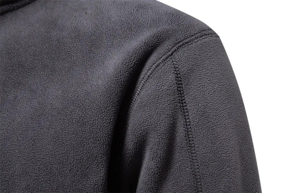 Stand-collar Zippered Sweatshirt With Fleece Winter Casual Pullover Top
