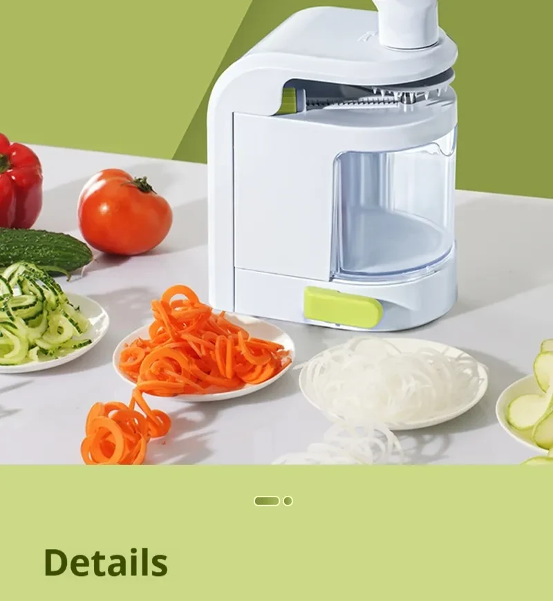 Vegetable Grater Potato Spiral Slicer Whirlwind Fruit Vegetable Spiral Machine Noodle Maker Multifunctional Kitchen Gadgets