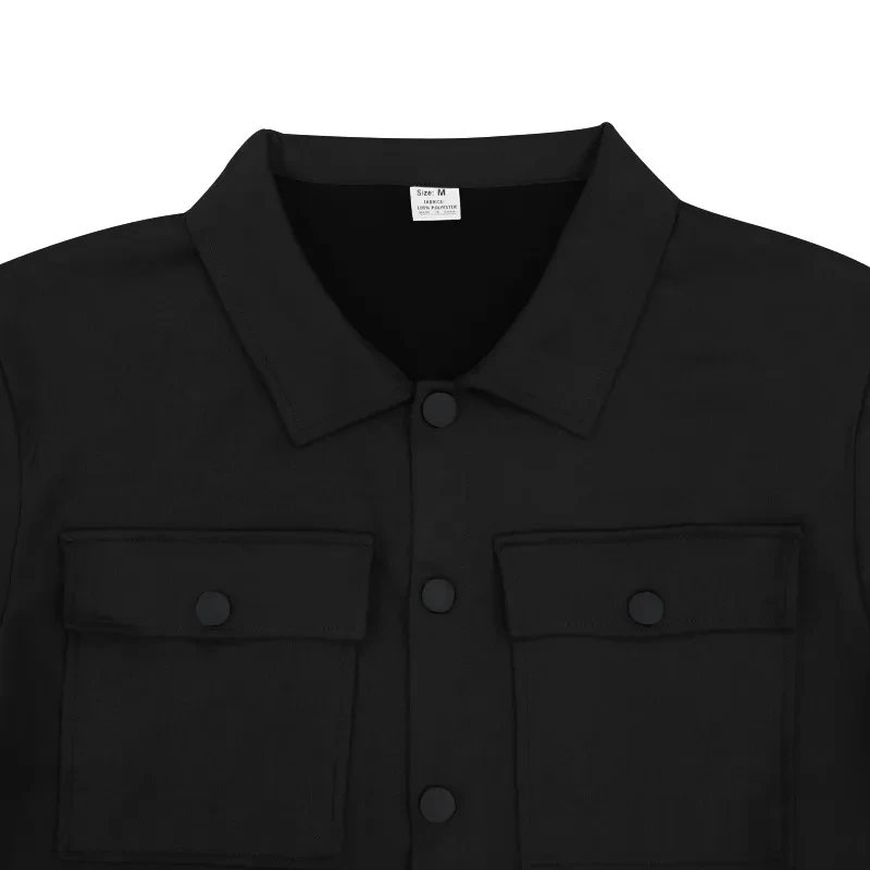 Suede Single-breasted Solid Color Slim Fit Two-piece Suit Men