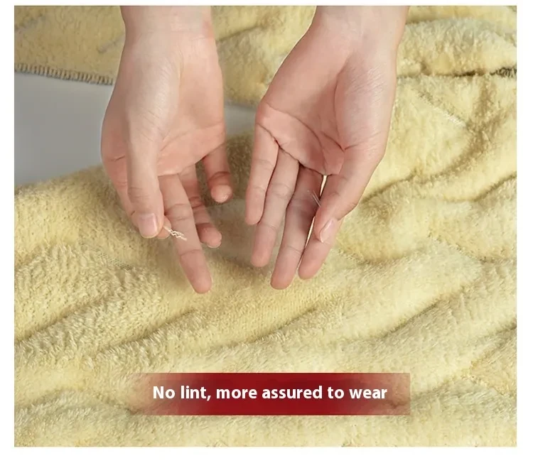 Men's Winter Fleece-Lined Sweatpants Plush Thermal Lambswool Trousers, Windproof & Waterproof Casual Cotton Warm Pants