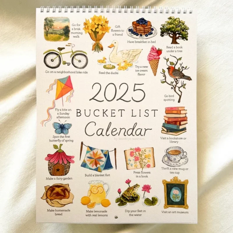 2025 Wish List Calendar – The Perfect Blend of Creativity & Style!