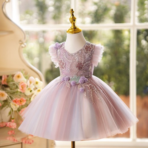 Girl Host High-end Children Princess Dress