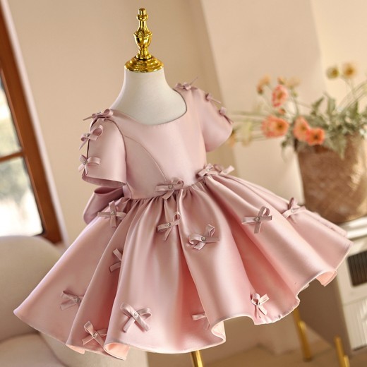 Little Girl Birthday Full-year Evening Dress