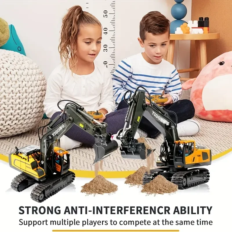 RC Construction Toys with Metal Shovel