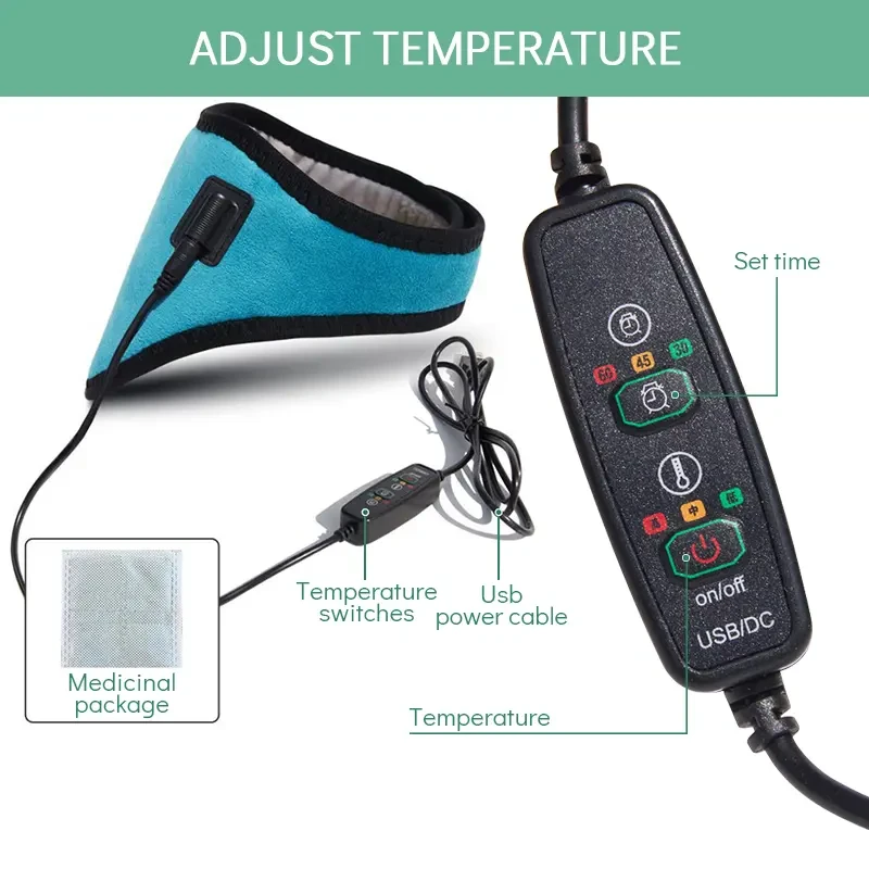 XceeFit Electric Heating Neck Brace for Cervical & Posture Support