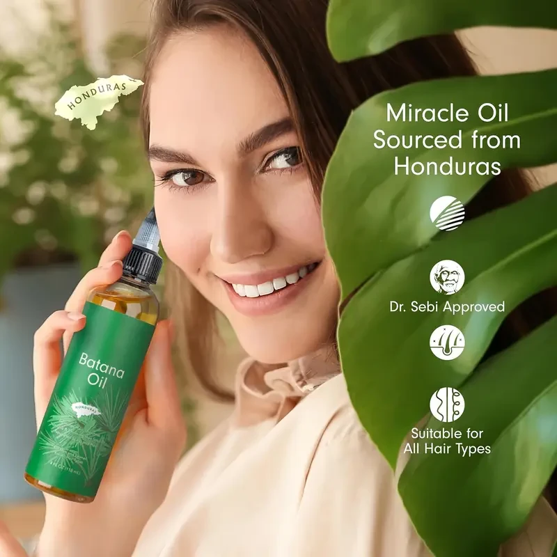 Raw Batana Oil for Hair Care, Dr Sebi Batana Oil from Honduras