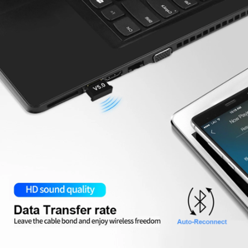 Desktop Computer Notebook File Audio Receiver Transmitter