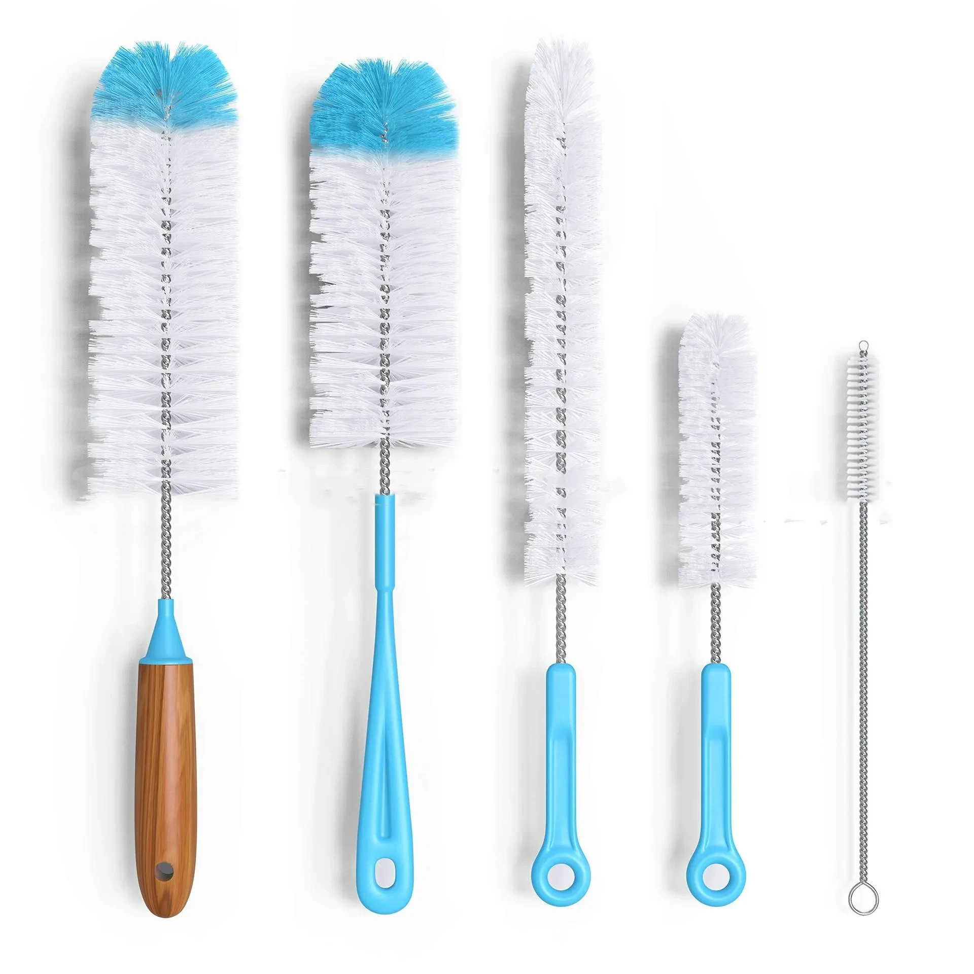long handled narrow neck bottle cleaning brush