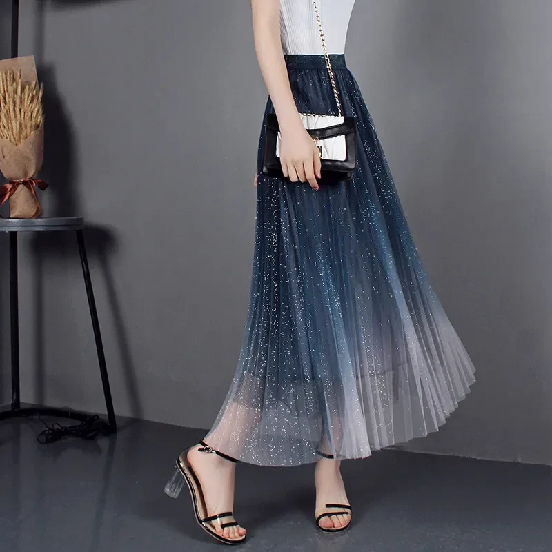 High Waisted Pleated Skirt