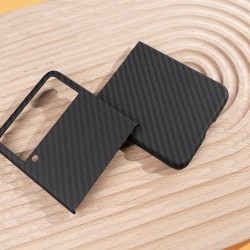 QADIR Pure Carbon Fiber Case for Samsung Galaxy Z Flip 3