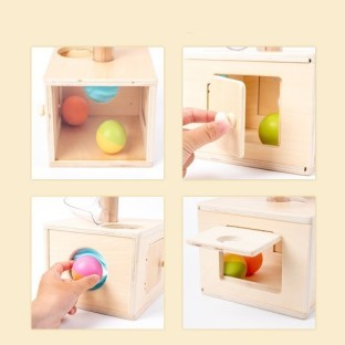 Children's Rotating Track Ball Rolling Music Slide Rolling Sound Building Block Toys