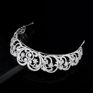 European And American Royal Crown Princess Diana Wedding Crown