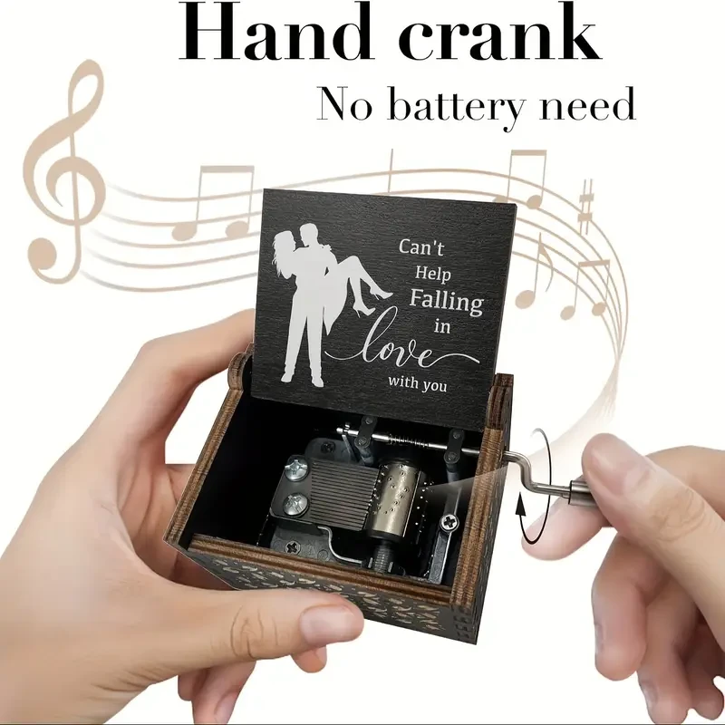 1pc Can't Help Falling in Love Music Box