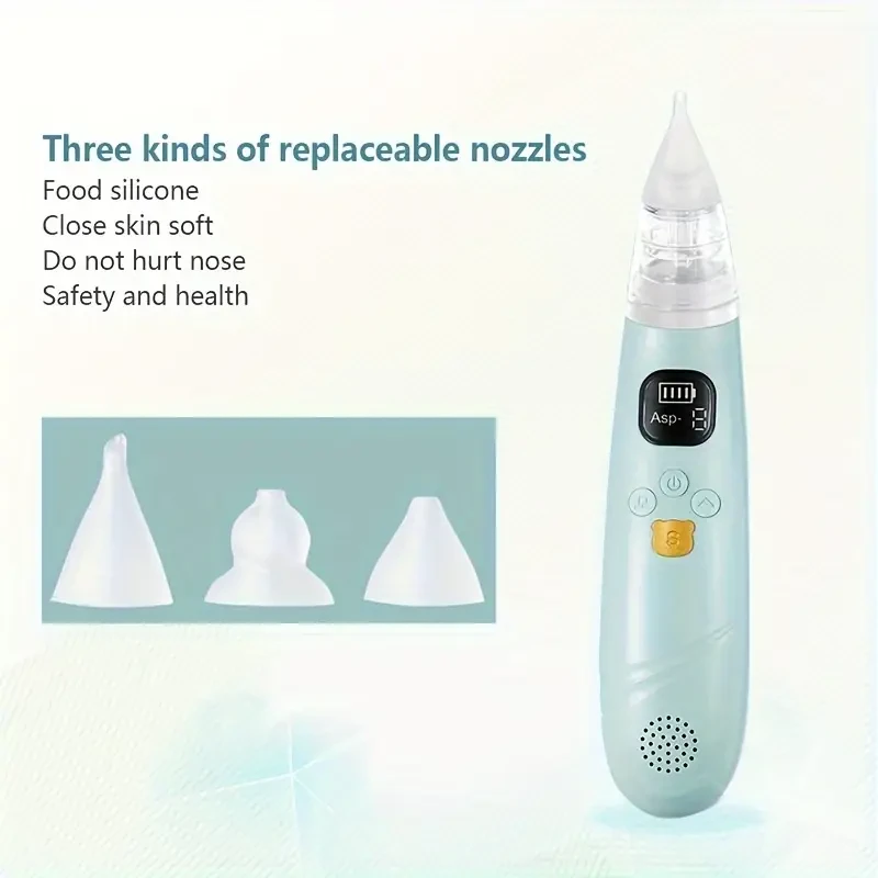 Electric Nose Cleaner with Adjustable Suction