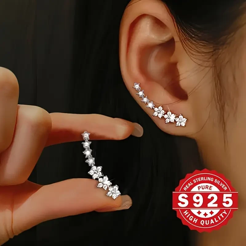925 Silver Splicing and Bracingling Cute and Exquisite