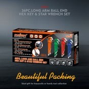 Long Arm Hex Key Allen Wrench Set