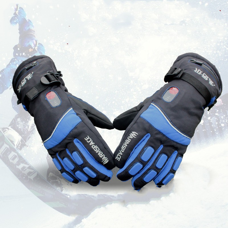 Wimber Temperature Control Electric Heating Gloves Double-Sided Heating Charging Heating to Keep Warm Cycling Hand Warmer Men and Women Winter 800A