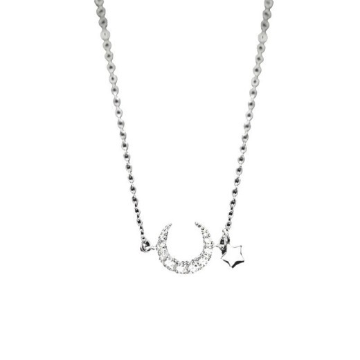 Diamond Pendant Necklace Women's Summer All-matching