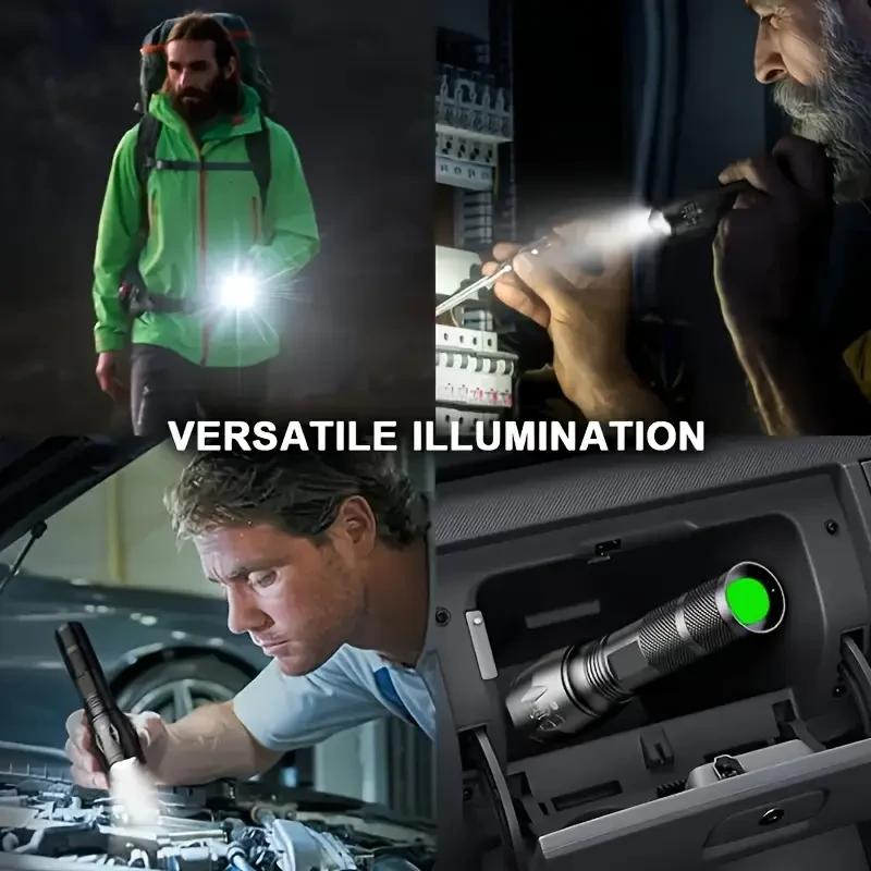 2pcs GoldenCentury Handheld LED Aluminum Flashlight