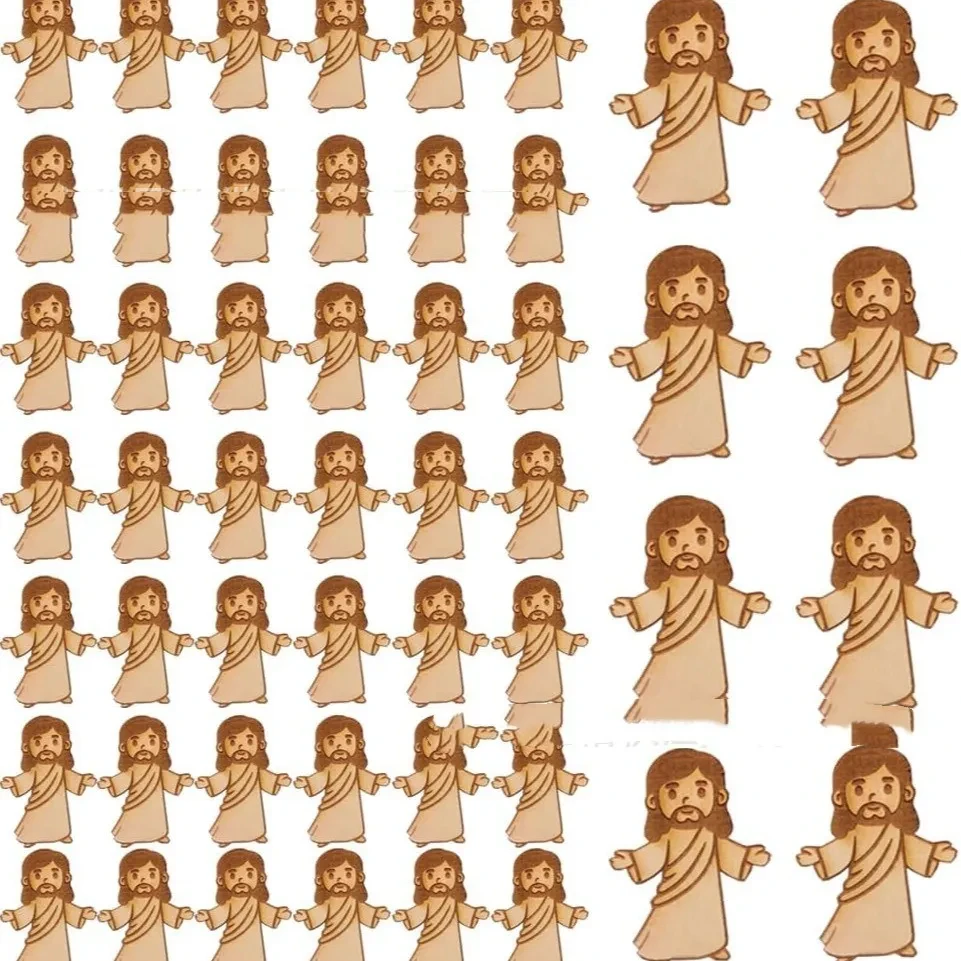 Mini Wooden Jesus Villain Diy