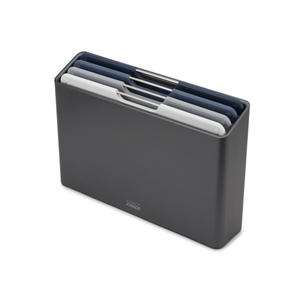 Folio 4-piece Chopping Board Set (Regular) - Graphite  - Joseph Joseph