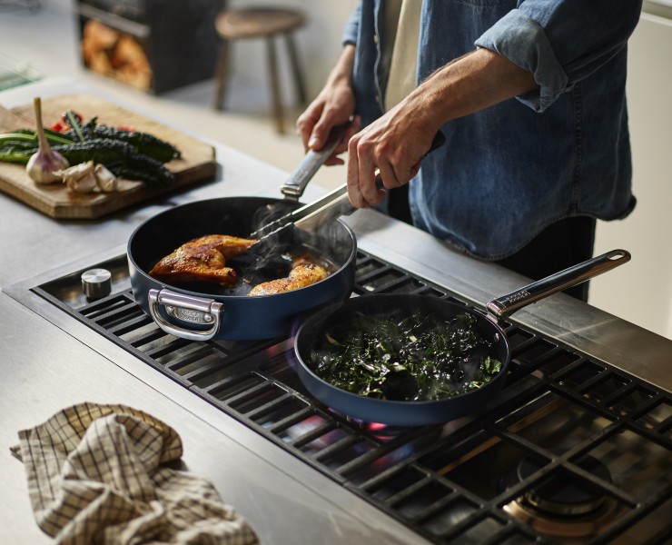 Space 2 Piece Non-Stick Induction Frying Pan Set - Joseph Joseph