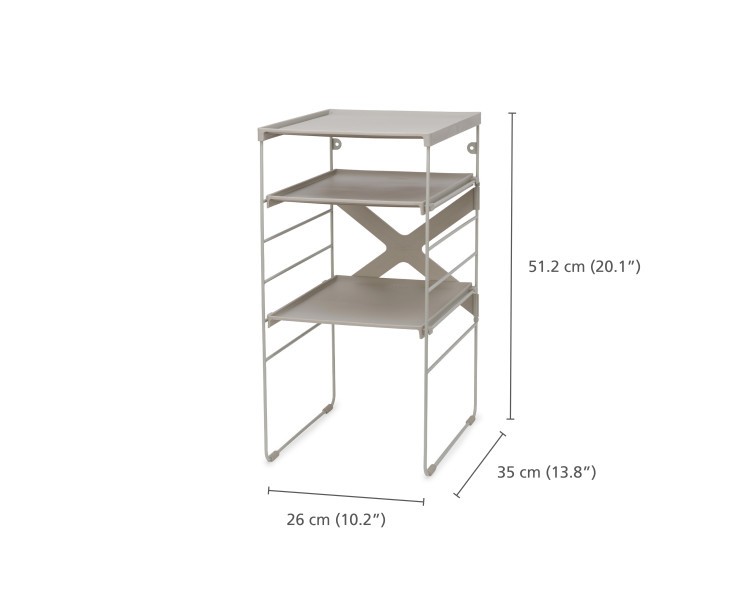 Level Plus Adjustable Shoe Rack - Single - Joseph Joseph