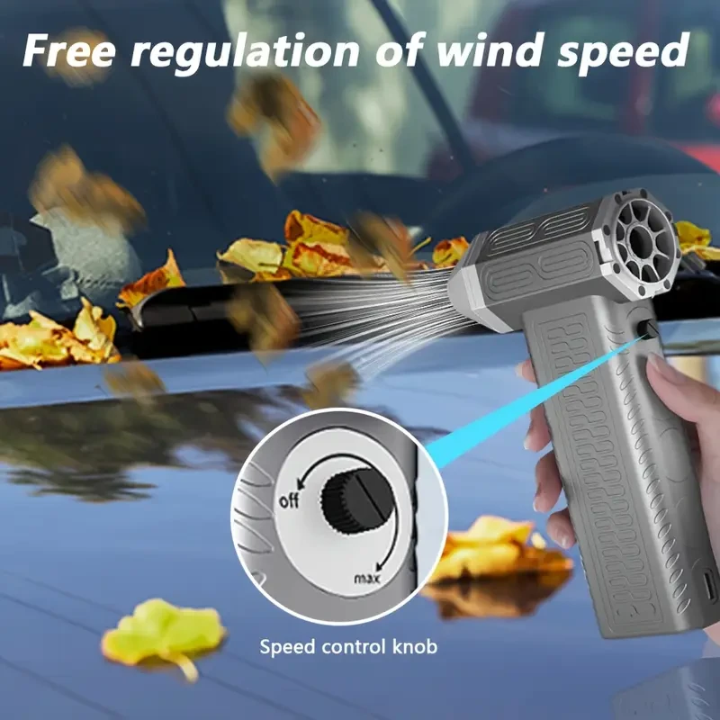 Portable High-Speed Brushless Motor Fan with Accessories