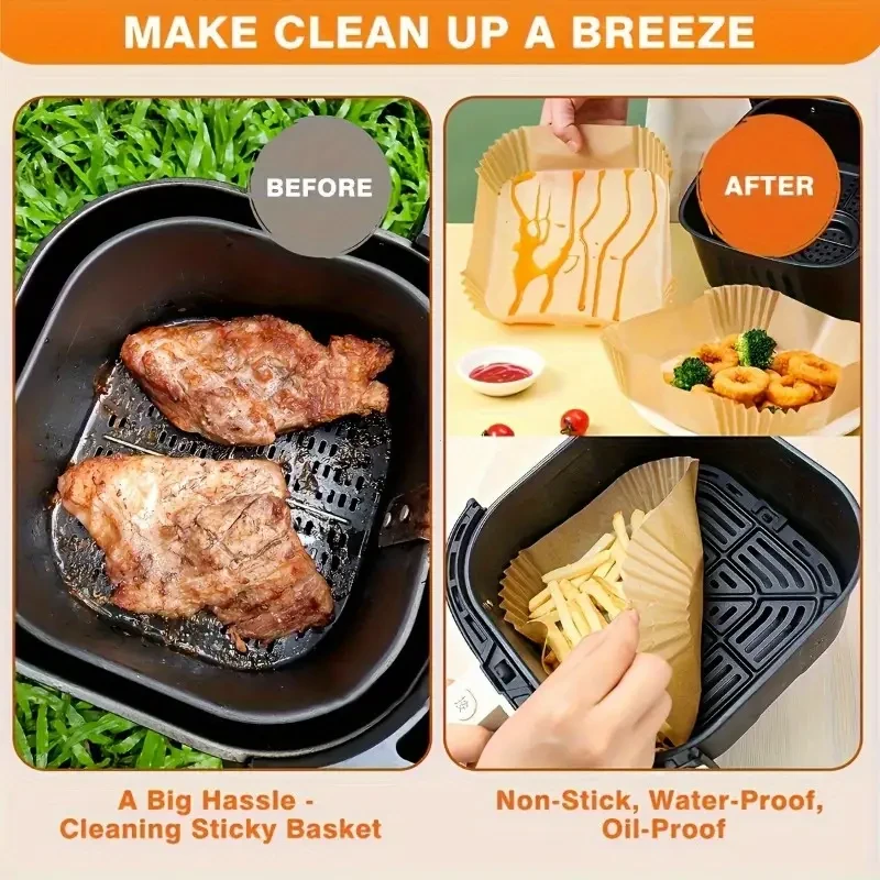 100pcs Premium Air Fryer Liners