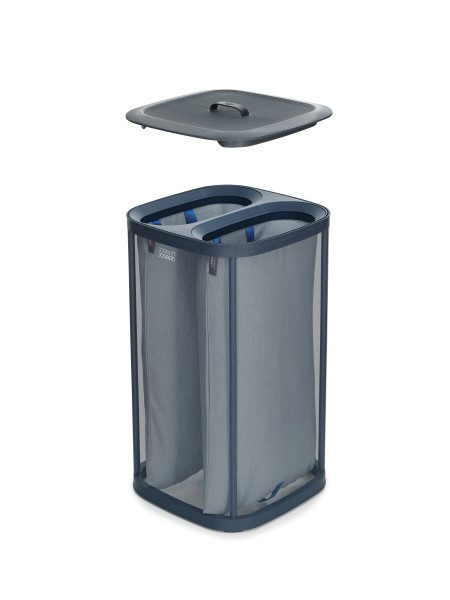Tota 60L Laundry Separation Basket - Carbon Black - Joseph Joseph