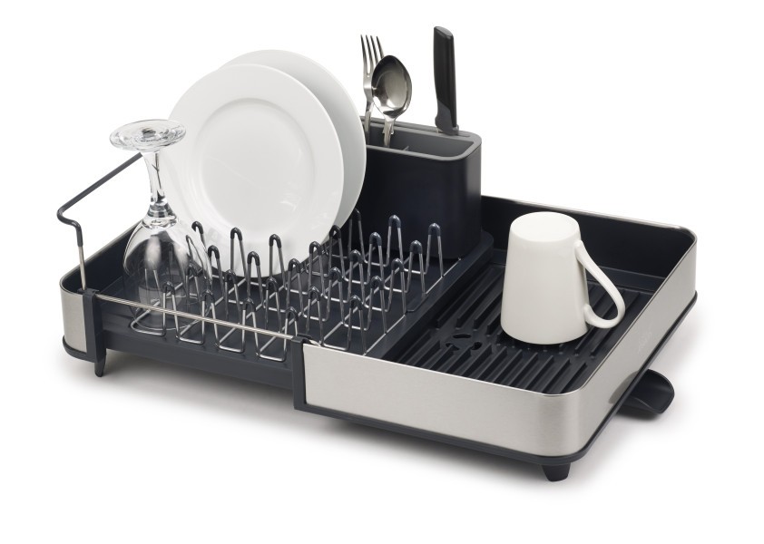 Extend Steel Dish Rack - Grey - Joseph Joseph